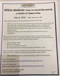 OPEIU Webinar: How to Avoid Becoming a Victim of Cybercrime