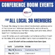 Conference Room Events (CREs) for Members at Kaiser